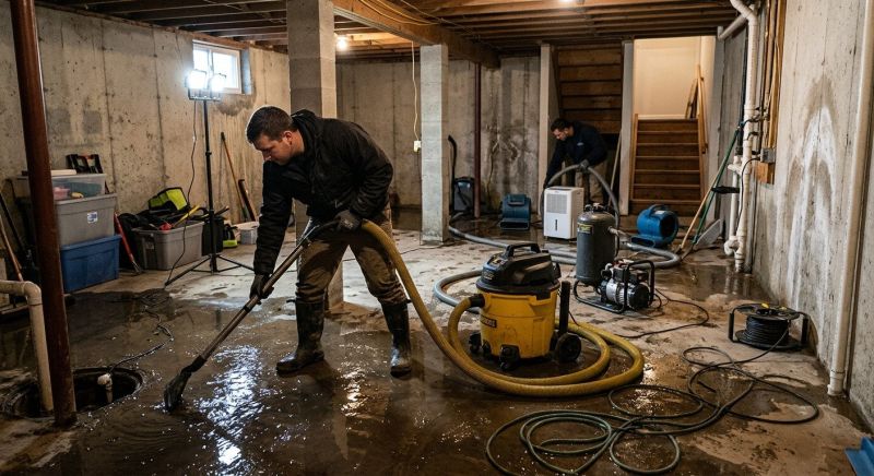 Basement Water Removal in Mesa, AZ